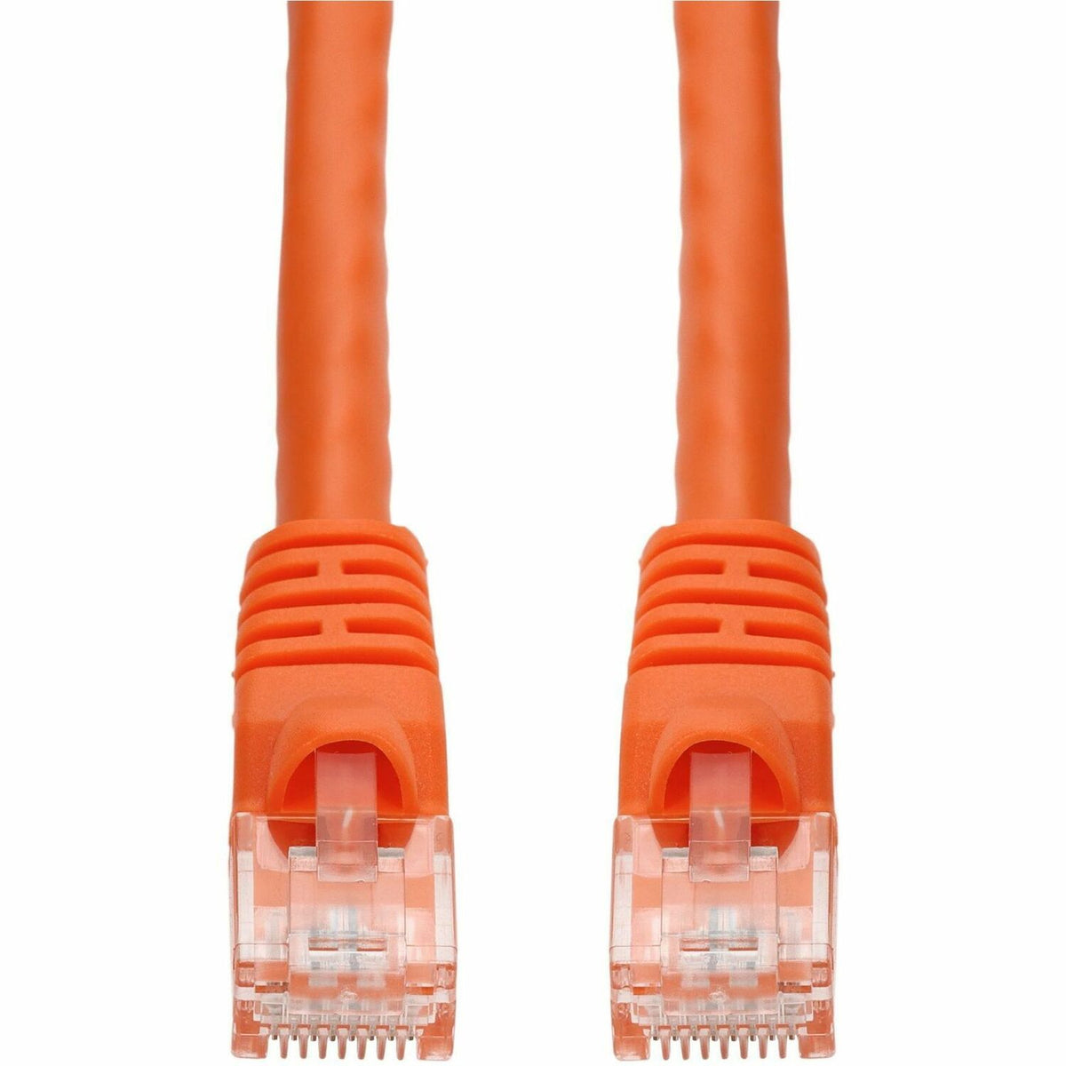 AddOn 1ft Orange CAT 6 PVC Ethernet Cable Snagless Bubble Boot RJ-45 M/M - ADD-1FCAT6-OE