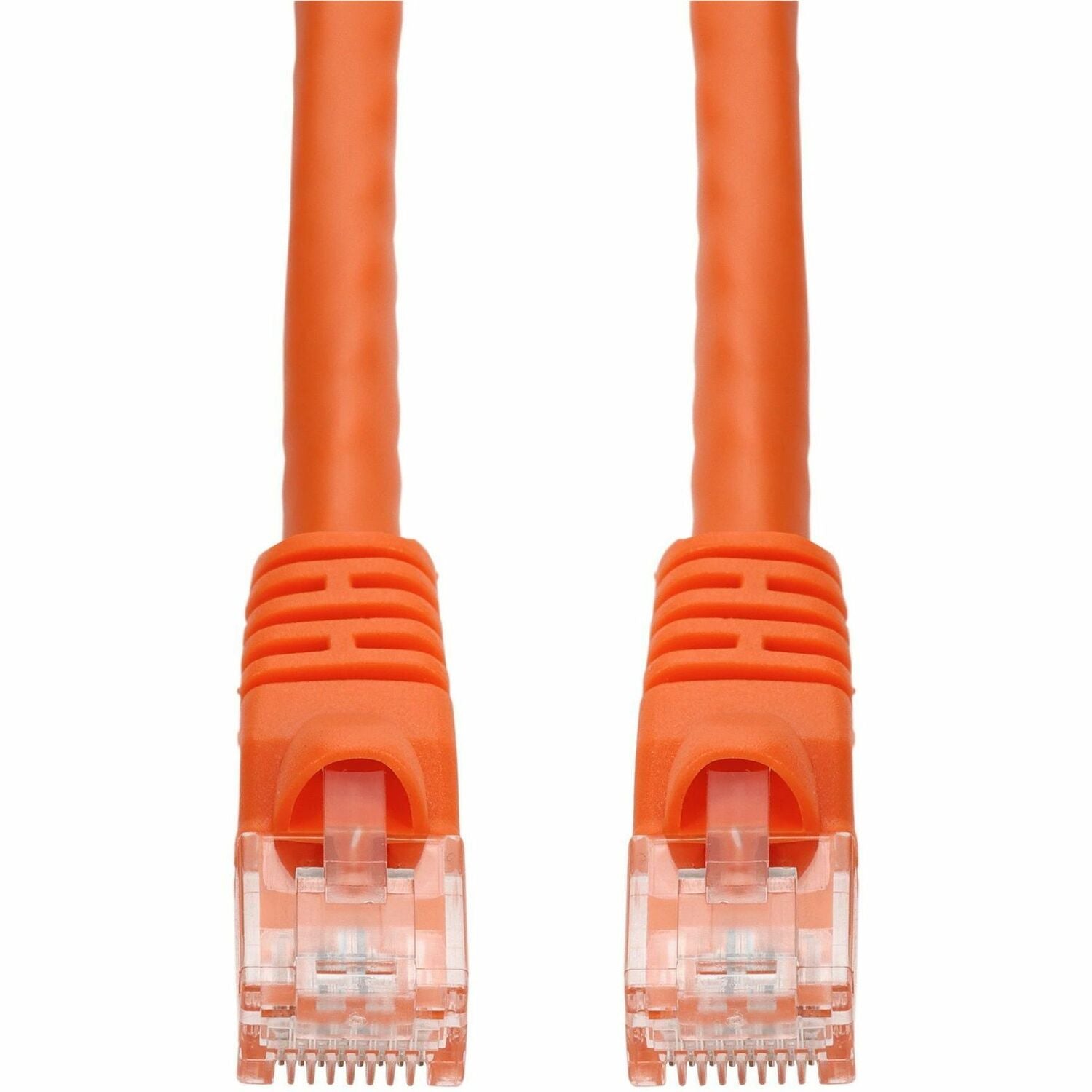 AddOn 1ft Orange CAT 6 PVC Ethernet Cable Snagless Bubble Boot RJ-45 M/M - ADD-1FCAT6-OE