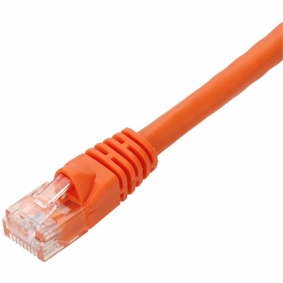 AddOn 1ft Orange CAT 6 PVC Ethernet Cable Snagless Bubble Boot RJ-45 M/M - ADD-1FCAT6-OE