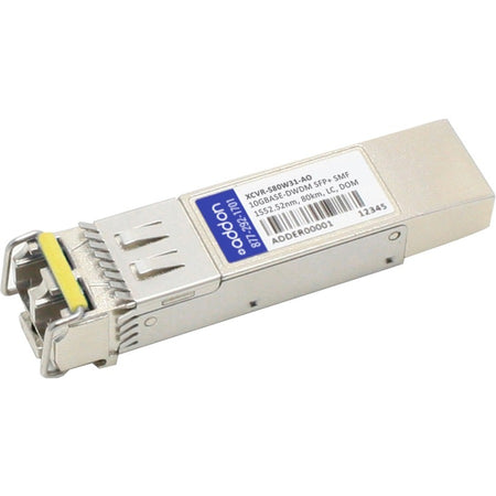 AddOn Ciena XCVR-S80W31 Compatible TAA Compliant 10GBase-DWDM 100GHz SFP+ Transceiver (SMF, 1552.52nm, 80km, LC, DOM) - XCVR-S80W31-AO