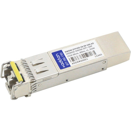 AddOn Cisco DWDM-SFP10G-58.98 Compatible TAA Compliant 10GBase-DWDM 100GHz SFP+ Transceiver (SMF, 1558.98nm, 100km, LC, DOM) - DWDM-SFP10G-58.98-100-AO