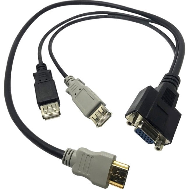 Lantronix Cable for Spider Duo-USB, Local Input, Standard 21.6" - 500-196-R-ACC