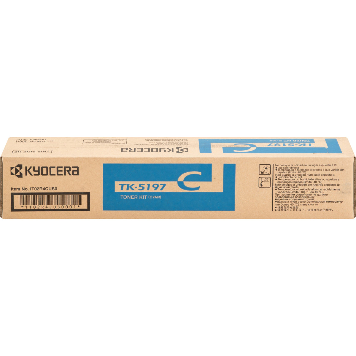 Kyocera TK-5197C Original Laser Toner Cartridge - Cyan - 1 Each - TK5197C