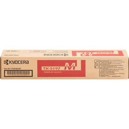 Kyocera TK-5197M Original Laser Toner Cartridge - Magenta - 1 Each - TK5197M