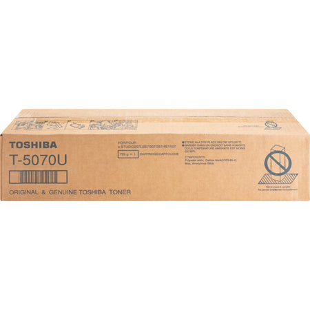 Toshiba T5070U Original Laser Toner Cartridge - Black - 1 Each - T5070U