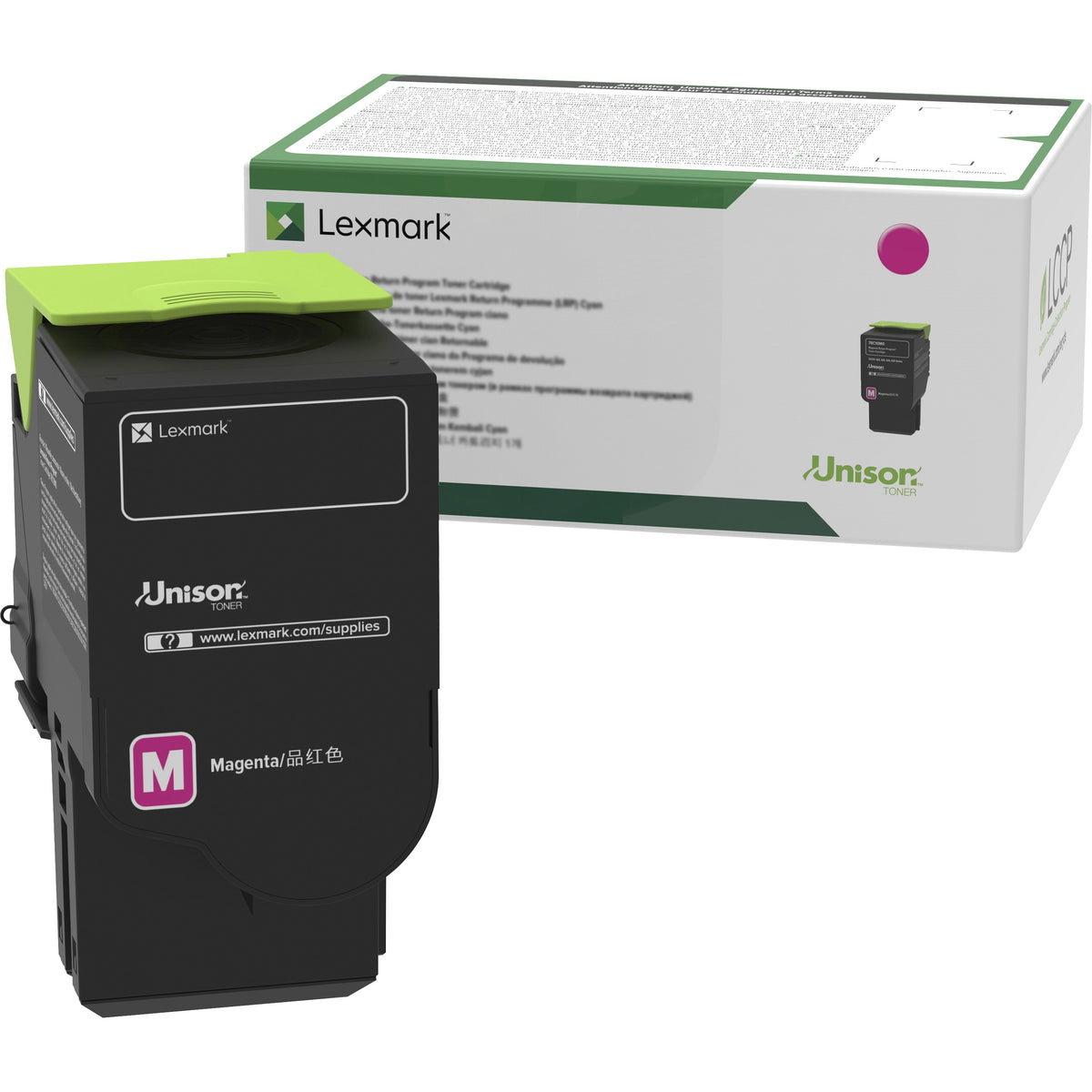 Lexmark Unison Original Standard Yield Laser Toner Cartridge - Magenta - 1 Each - 78C10M0