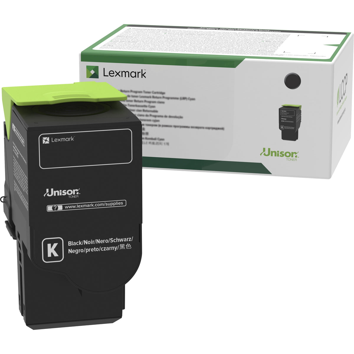 Lexmark Unison Original High Yield Laser Toner Cartridge - Black - 1 Each - 78C10K0
