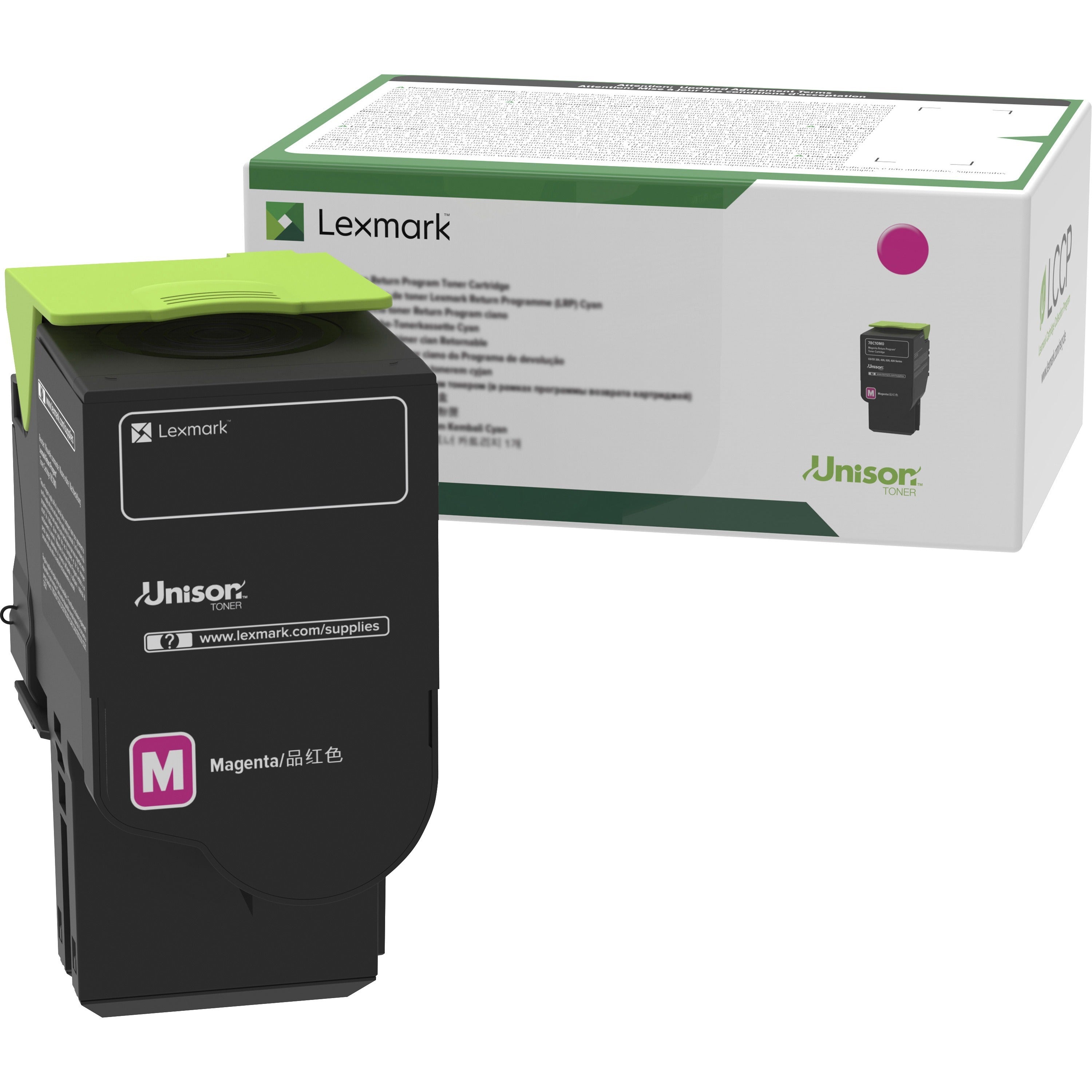 Lexmark Unison Original Ultra High Yield Laser Toner Cartridge - Magenta - 1 Each - 78C1UM0