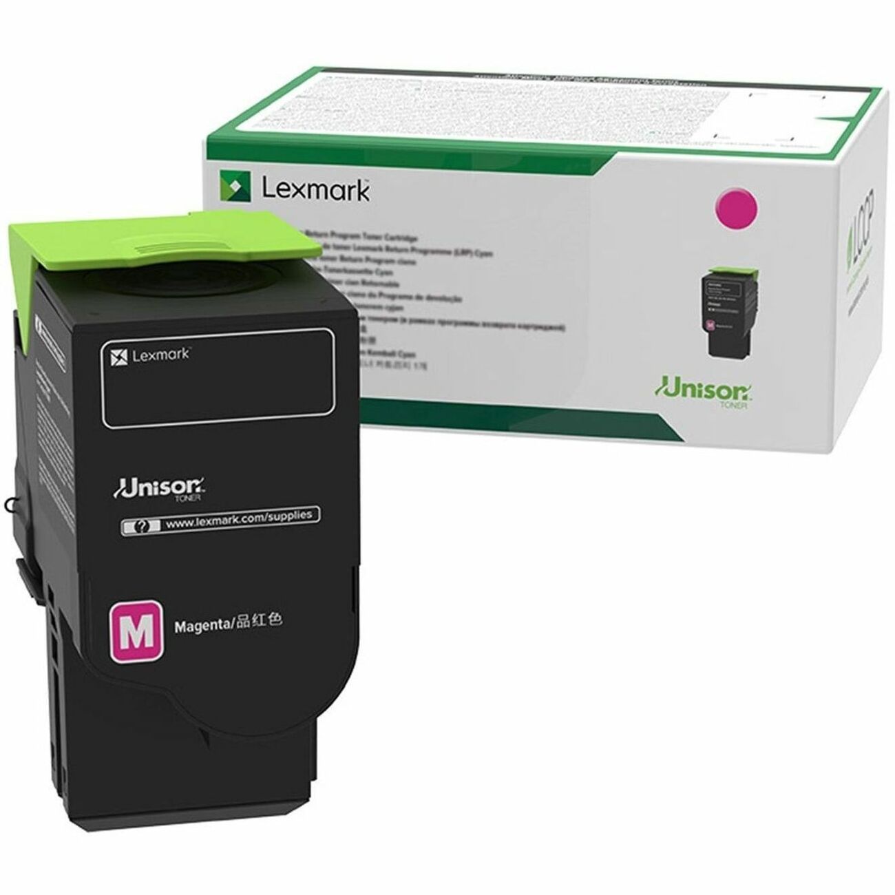 Lexmark Unison Original Extra High Yield Laser Toner Cartridge - Magenta Pack - 78C1XME