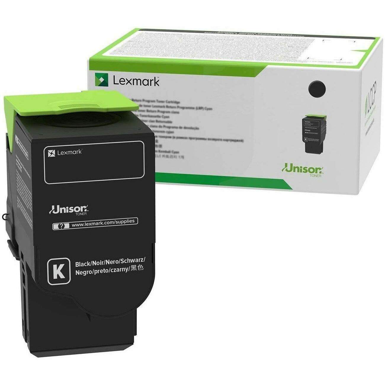 Lexmark Unison Original Ultra High Yield Laser Toner Cartridge - Black Pack - 78C1UKE