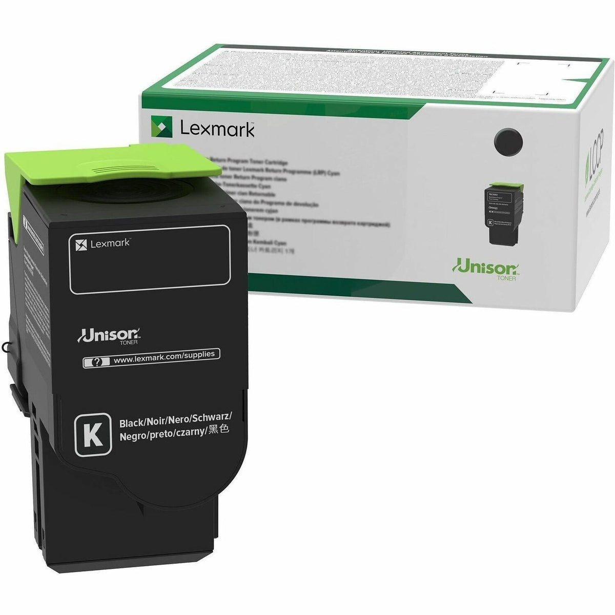 Lexmark Unison Original Extra High Yield Laser Toner Cartridge - Black - 1 Each - 78C1XK0