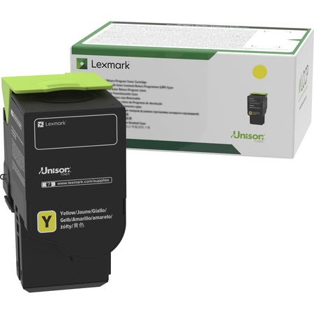 Lexmark Unison Original Ultra High Yield Laser Toner Cartridge - Yellow - 1 Each - 78C1UY0