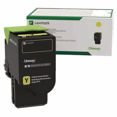 Lexmark Unison Original Extra High Yield Laser Toner Cartridge - Yellow - 1 Each - 78C1XY0