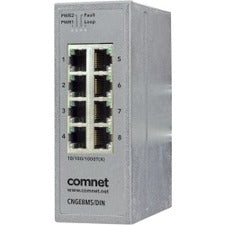 ComNet 8-Port Managed Gigabit Switch - CNGE8MS/DIN