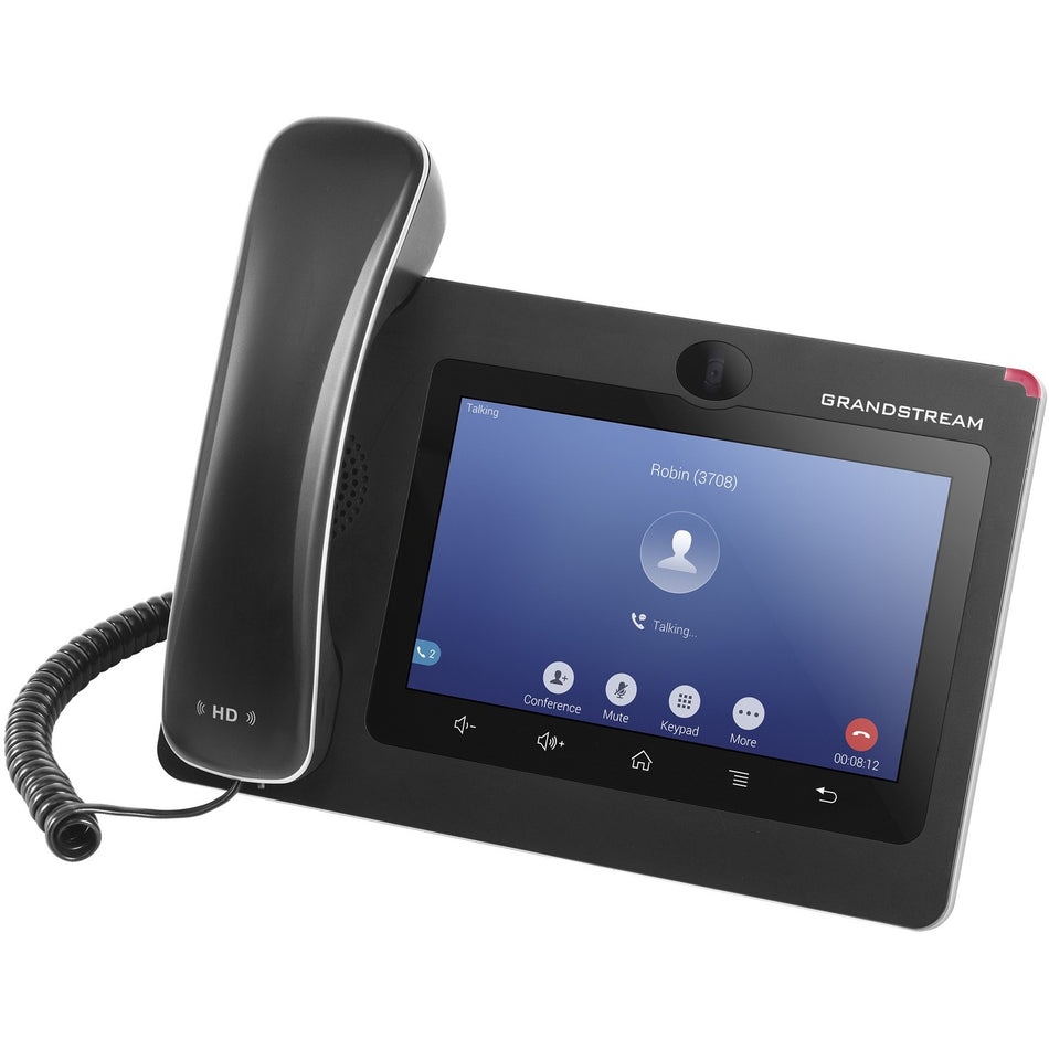 Grandstream GXV3370 IP Phone - Corded - Corded/Cordless - Bluetooth, Wi-Fi - Desktop, Wall Mountable - Black - GXV3370