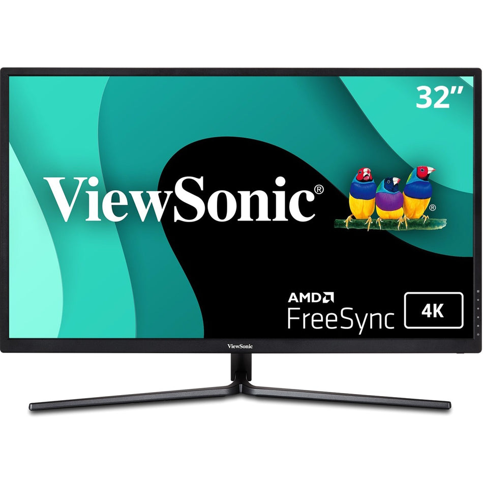 ViewSonic VX3211-4K-MHD 32 Inch 4K UHD Monitor with 99% sRGB Color Coverage HDR10 FreeSync HDMI and DisplayPort - VX3211-4K-MHD