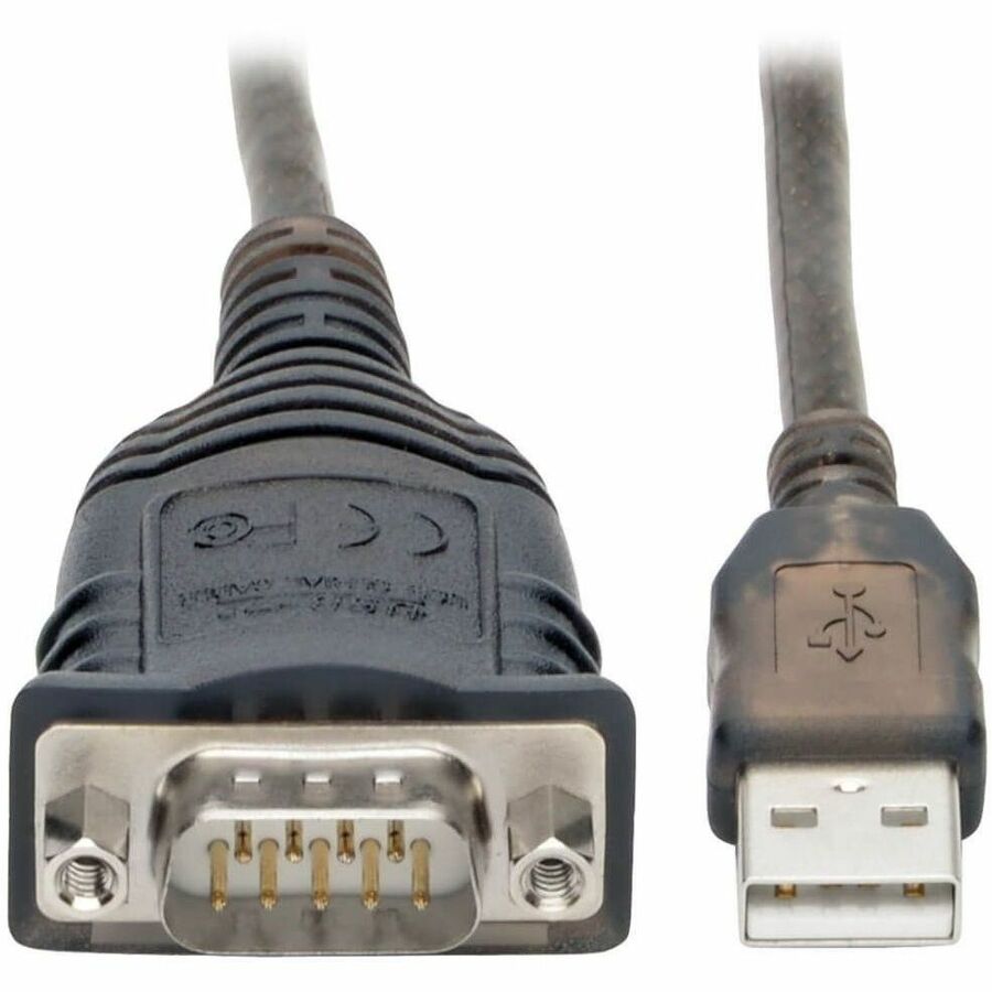 Eaton Tripp Lite Series USB to RS485/RS422 FTDI Serial Adapter Cable with COM Retention (USB-A to DB9 M/M), 30-in. (76.2 cm) - U209-30N-IND
