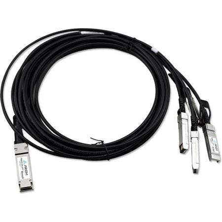 Axiom 40GBASE-CR4 QSFP+ to 4 10GBASE-CU SFP+ Active DAC Brocade Compatible 3m - 40G-QSFP-4SFP-C-0301-AX