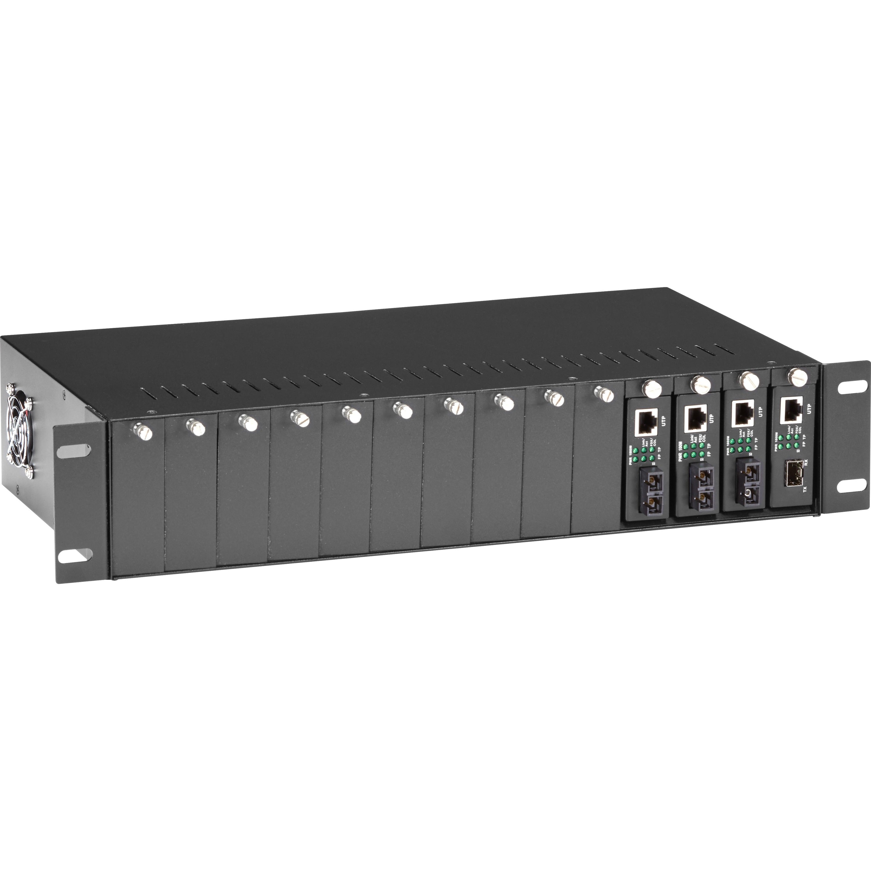 Black Box Pure Networking Media Converter Chassis - LHGC-RACK