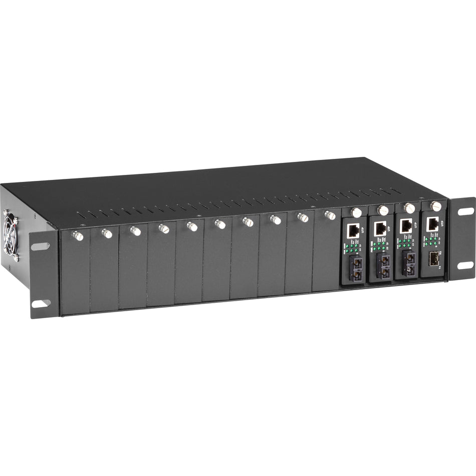 Black Box Pure Networking Media Converter Chassis - LHGC-RACK