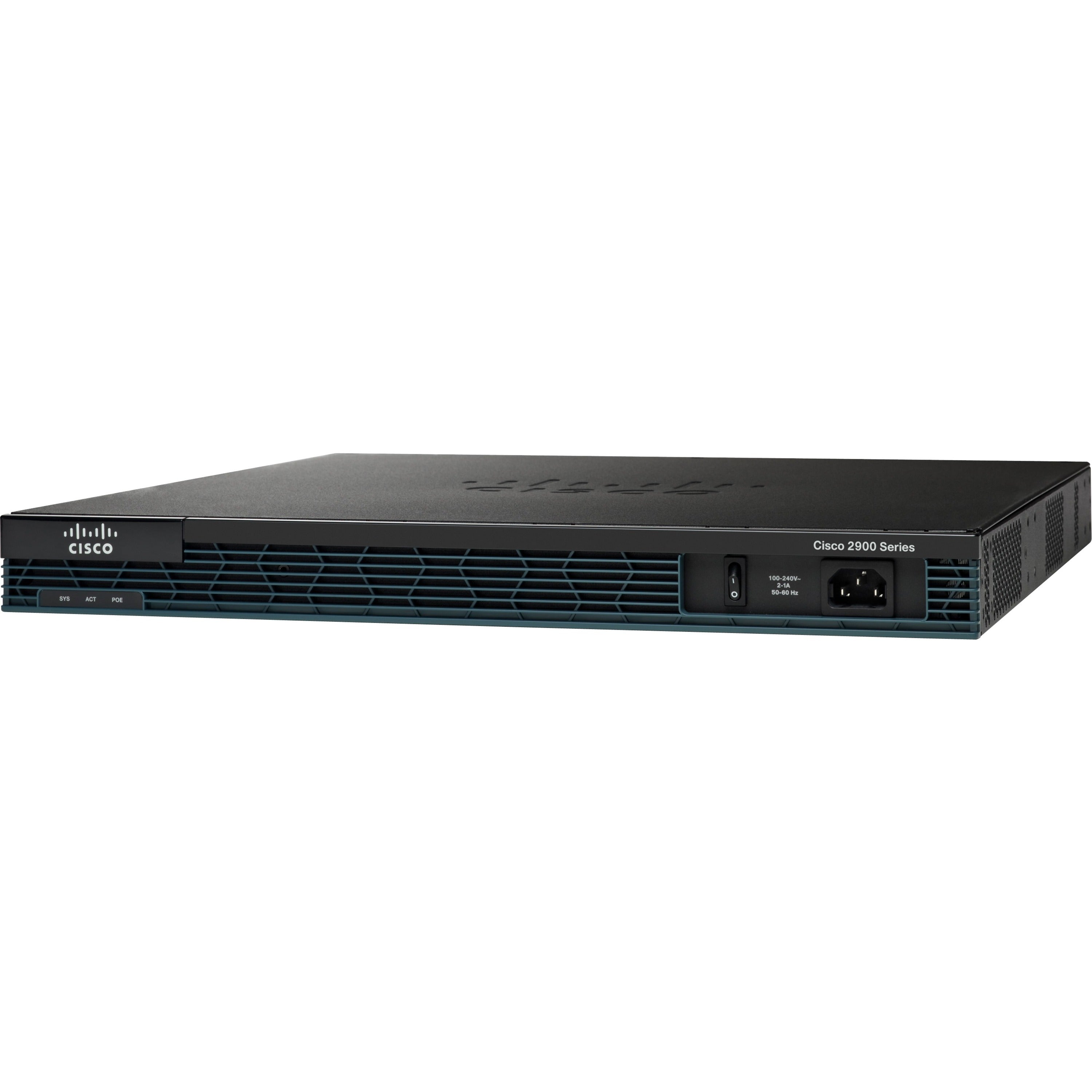 Cisco 2901 Router - CISCO2901HSEC+K9RF