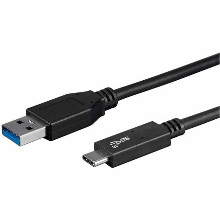 Monoprice Essentials USB-C to USB-A 3.1 Gen 2 Cable 10Gbps 3A 30AWG Black 1m (3.3ft) - 24287