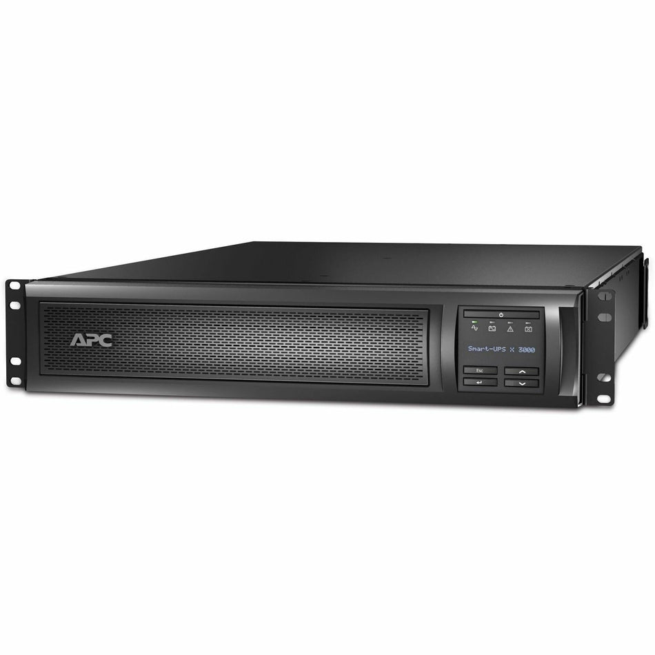 [TAA] APC Smart-UPS X, Line Interactive, 3kVA, Rack/tower convertible 2U, 100V-127V, 3x 5-15R+3x 5-20R+1x L5-30R NEMA, NMC, Extended runtime, TAA - SMX3KRMLVNCUS