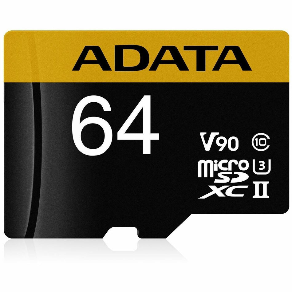 Adata Premier ONE 64 GB Class 10/UHS-II (U3) V90 microSDXC - AUSDX64GUII3CL10-CA1