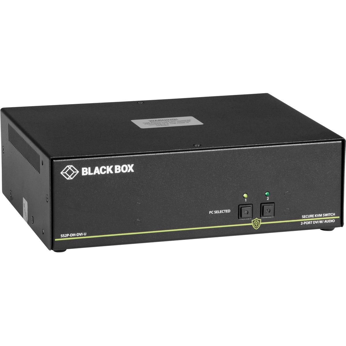 Black Box NIAP 3.0 Secure 2-Port Dual-Head DVI-I KVM Switch - SS2P-DH-DVI-U