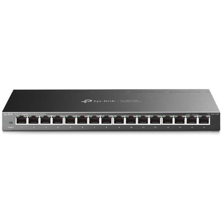 TP-Link TL-SG116E - 16-Port Gigabit Easy Smart Switch - Limited Lifetime Protection - TL-SG116E