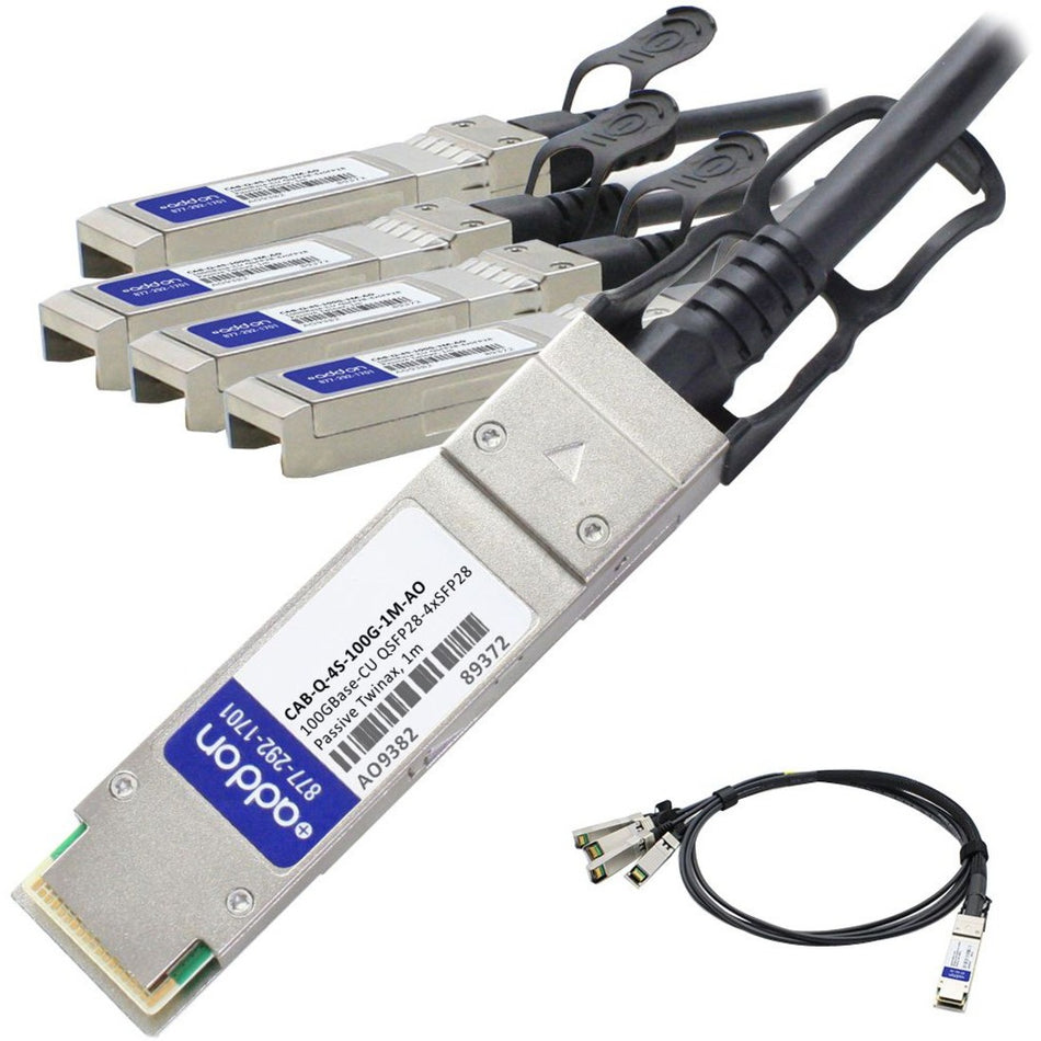 Accortec QSFP28/SFP28 Network Cable - CABQ4S100G2M-ACC