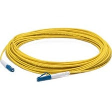 AddOn 15m ALC (Male) to LC (Male) Yellow OS2 Duplex Fiber OFNR (Riser-Rated) Patch Cable - ADD-ALC-LC-15M9SMF