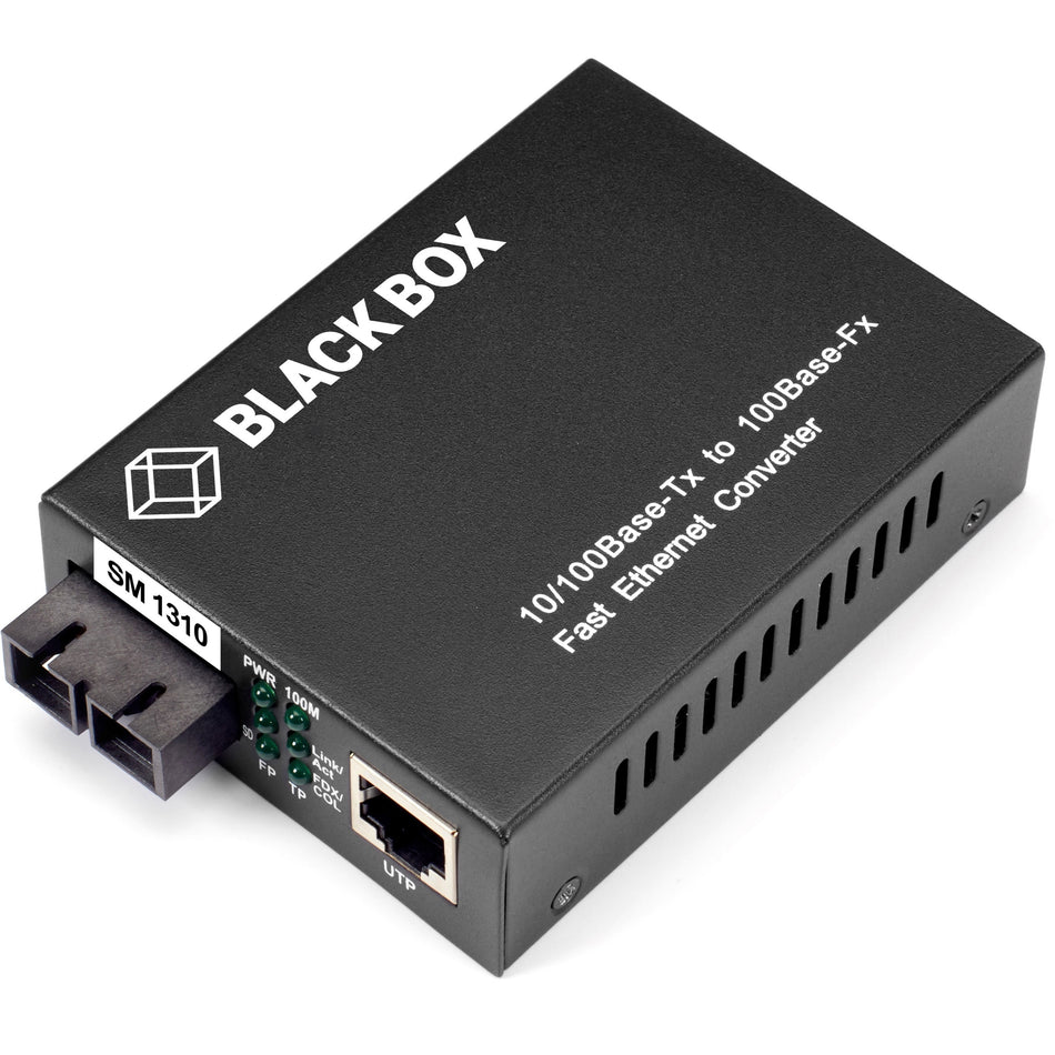Black Box Pure Networking Fast Ethernet (100-Mbps) Media Converter - LHC212A