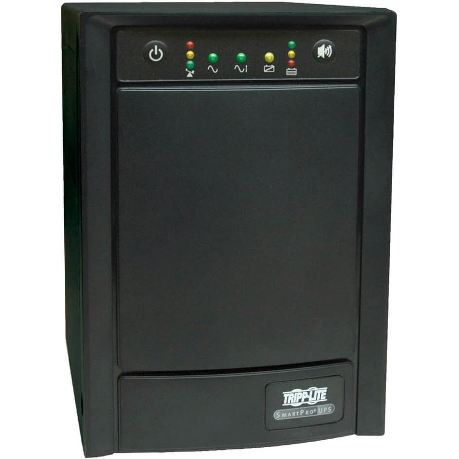 Tripp Lite by Eaton UPS SmartPro 120V 750VA 500W Line-Interactive Sine Wave UPS Tower Network Card Options USB DB9 Serial - SMART750SLT