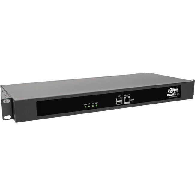 Tripp Lite by Eaton 16-Port Console Server, USB Ports (2) - Dual GbE NIC, 4 Gb Flash, Desktop/1U Rack, TAA - B097-016