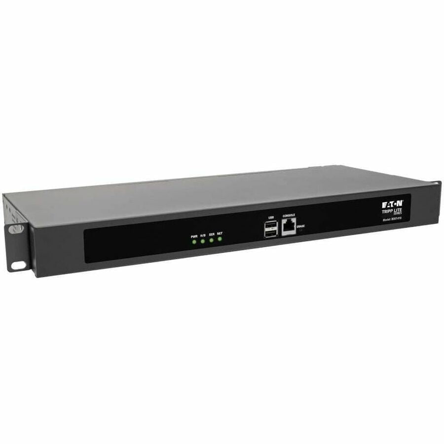 Eaton Tripp Lite Series 16-Port Console Server, USB Ports (2) - Dual GbE NIC, 4 Gb Flash, Desktop/1U Rack, TAA - B097-016