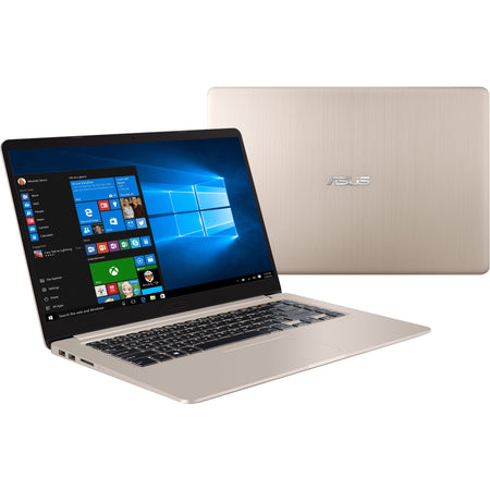 Asus VivoBook S15 S510 S510UN-DB55 15.6" Notebook - Intel Core i5 8th Gen i5-8250U - 4 GB - 1 TB HDD - Gold - S510UN-DB55