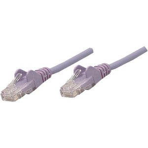 Intellinet Network Solutions Cat6 UTP Network Patch Cable, 7 ft (2.0 m), Purple - 393140