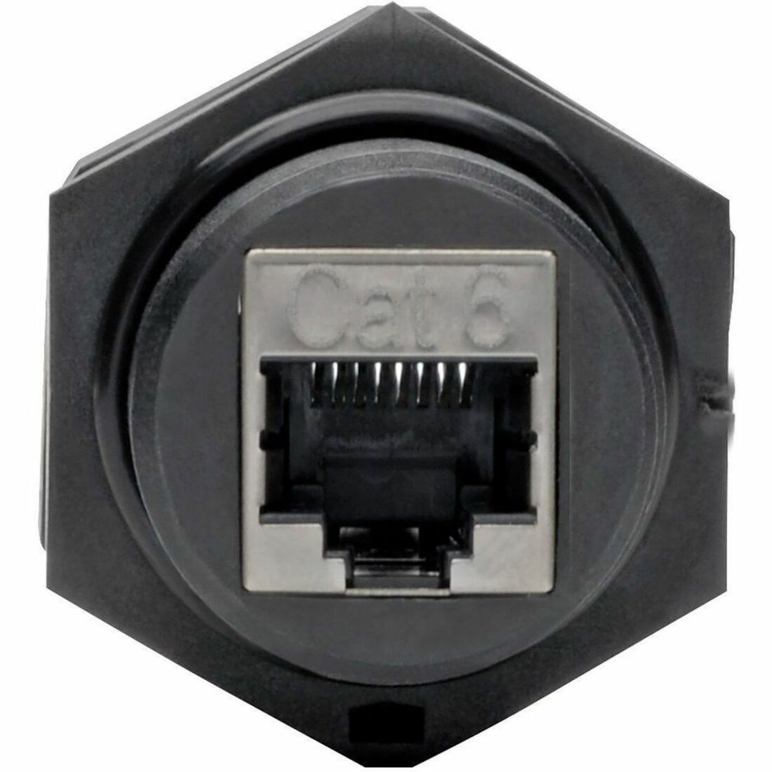 Tripp Lite by Eaton RJ45 Bulkhead Coupler for Cat5/Cat6 Female to Female Shielded Industrial Dust Cap - IP68 TAA - N206-BC01-IND