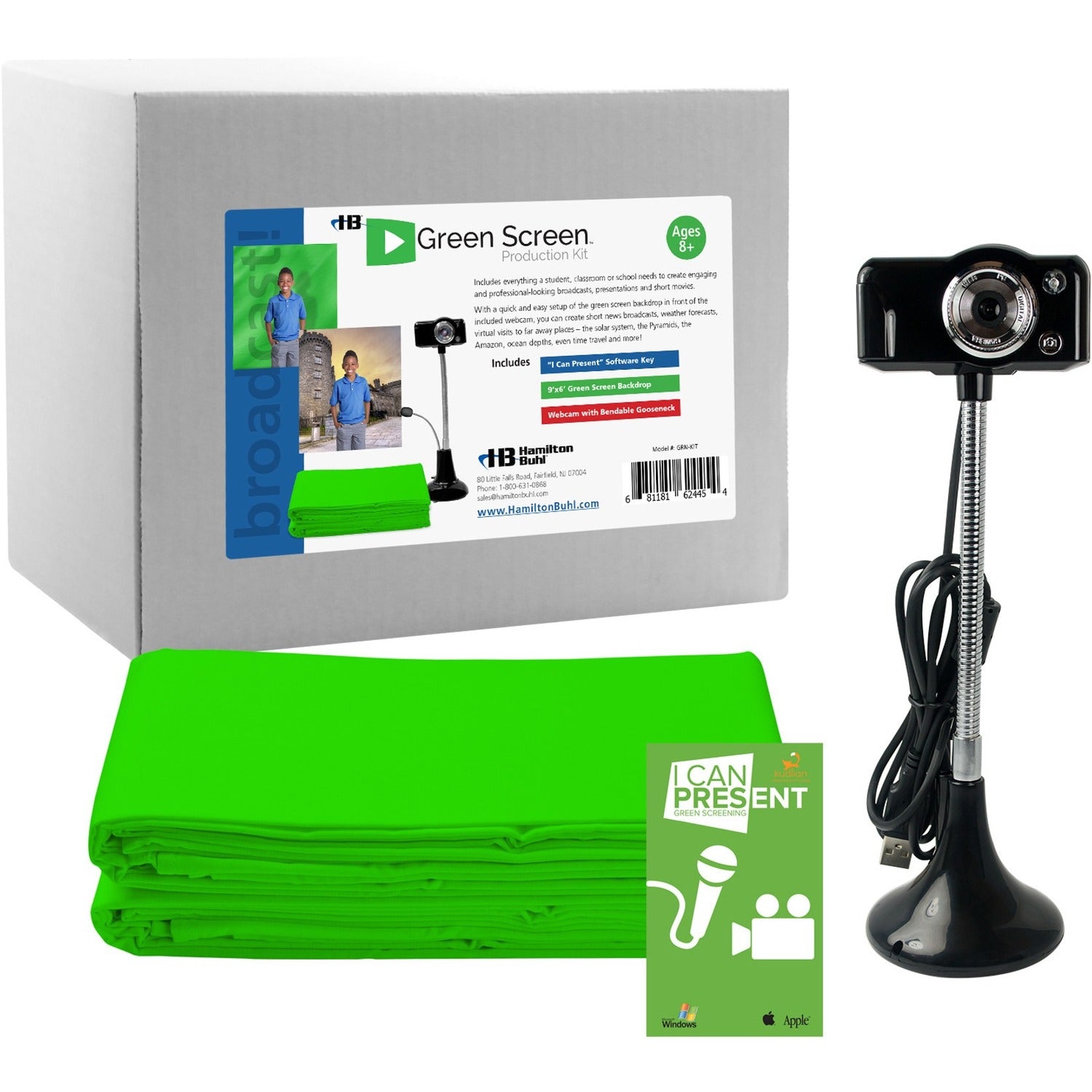 Hamilton Buhl STEAM Education- Green Screen Production Kit - GRN-KIT