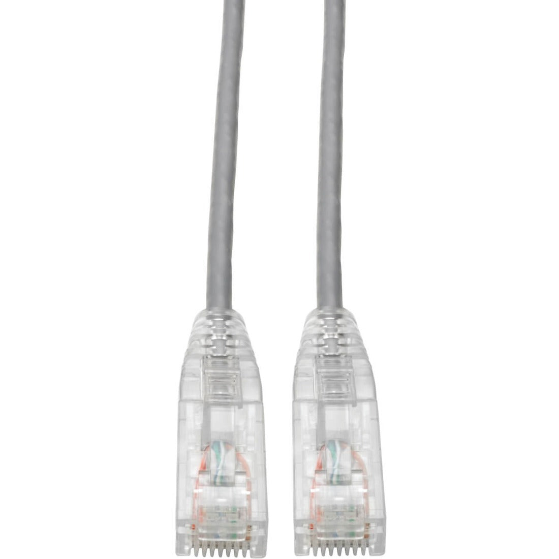 Tripp Lite by Eaton Cat6 Gigabit Snagless Slim UTP Ethernet Cable (RJ45 M/M) PoE Gray 1 ft. (0.31 m) - N201-S01-GY