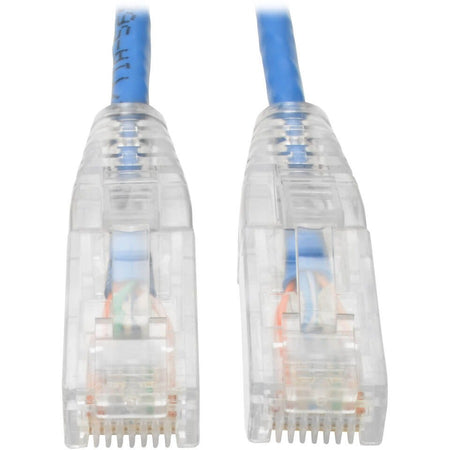 Tripp Lite by Eaton Cat6 Gigabit Snagless Slim UTP Ethernet Cable (RJ45 M/M) PoE Blue 10 ft. (3.05 m) - N201-S10-BL