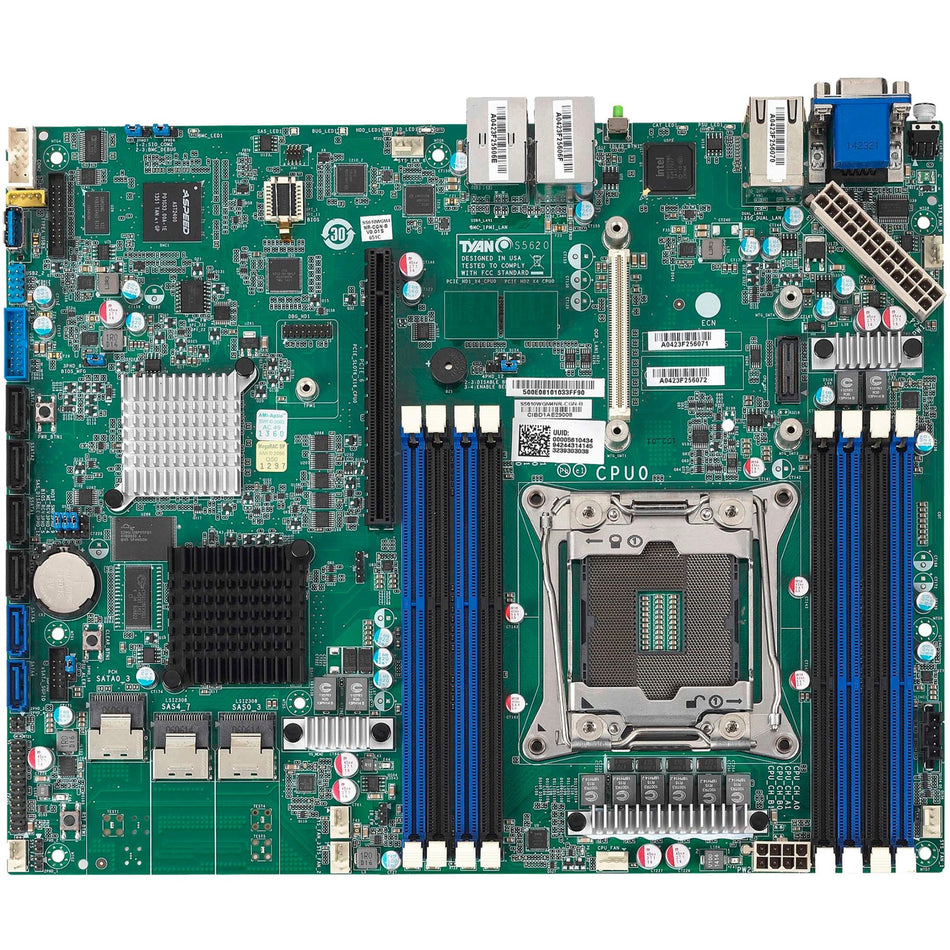 Tyan S5620 Server Motherboard - Intel C612 Chipset - Socket R LGA-2011 - ATX - S5620GM2NR