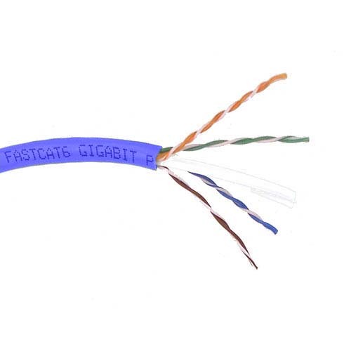 Belkin 1000ft Copper Cat6 Cable - 24 AWG Wires - Blue - A7L704-1000-BLU