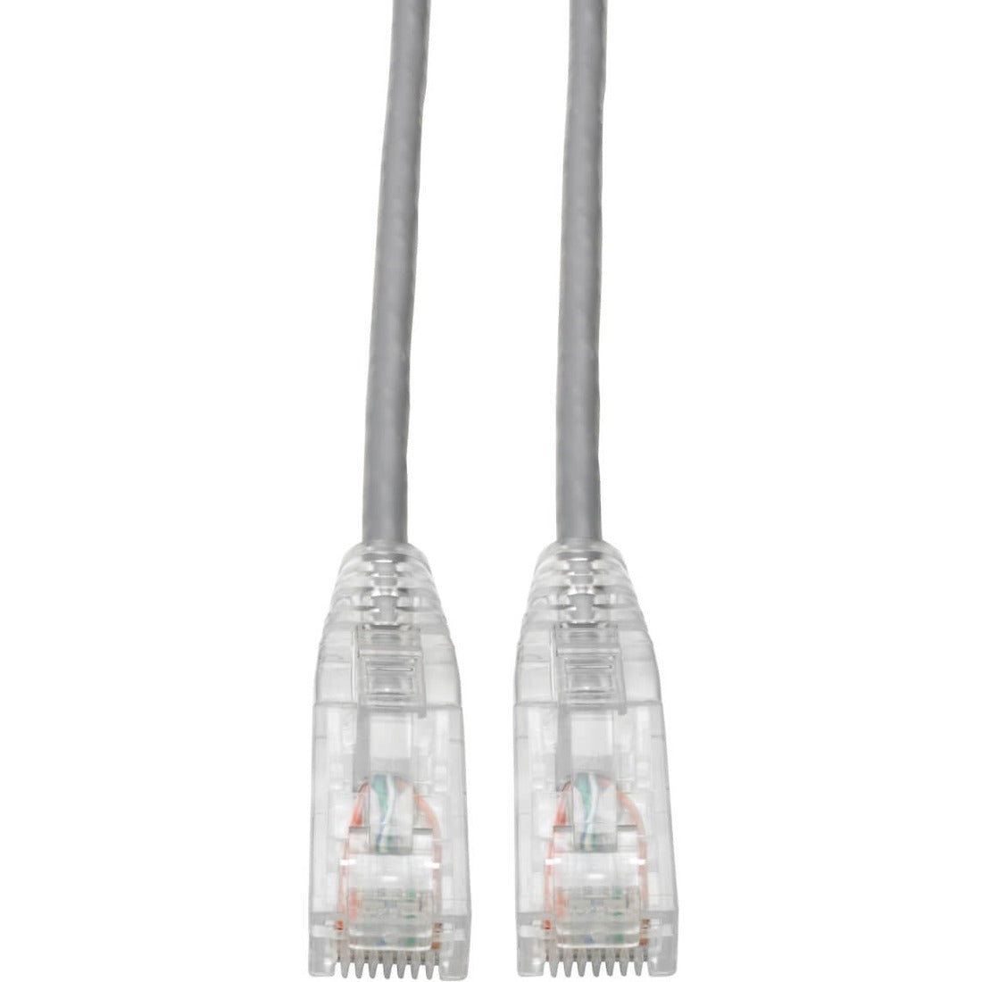 Eaton Tripp Lite Series Cat6 Gigabit Snagless Slim UTP Ethernet Cable (RJ45 M/M), PoE, Gray, 6 ft. (1.83 m) - N201-S06-GY
