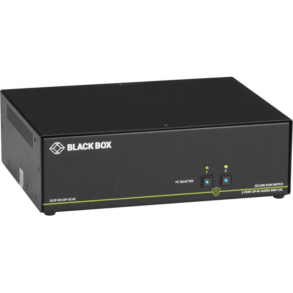 Black Box KVM Switchbox with CAC - SS2P-DH-DP-UCAC