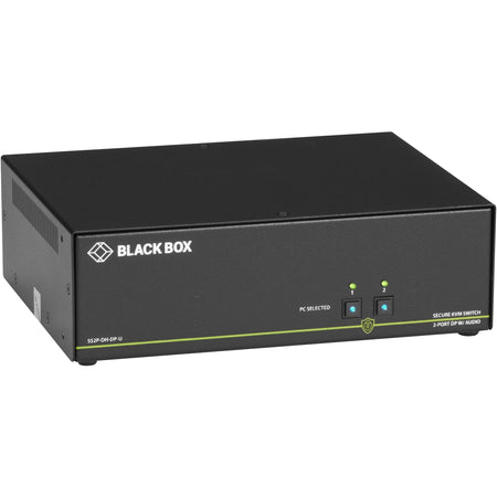 Black Box NIAP 3.0 Secure 2-Port Dual-Head DisplayPort KVM Switch - SS2P-DH-DP-U