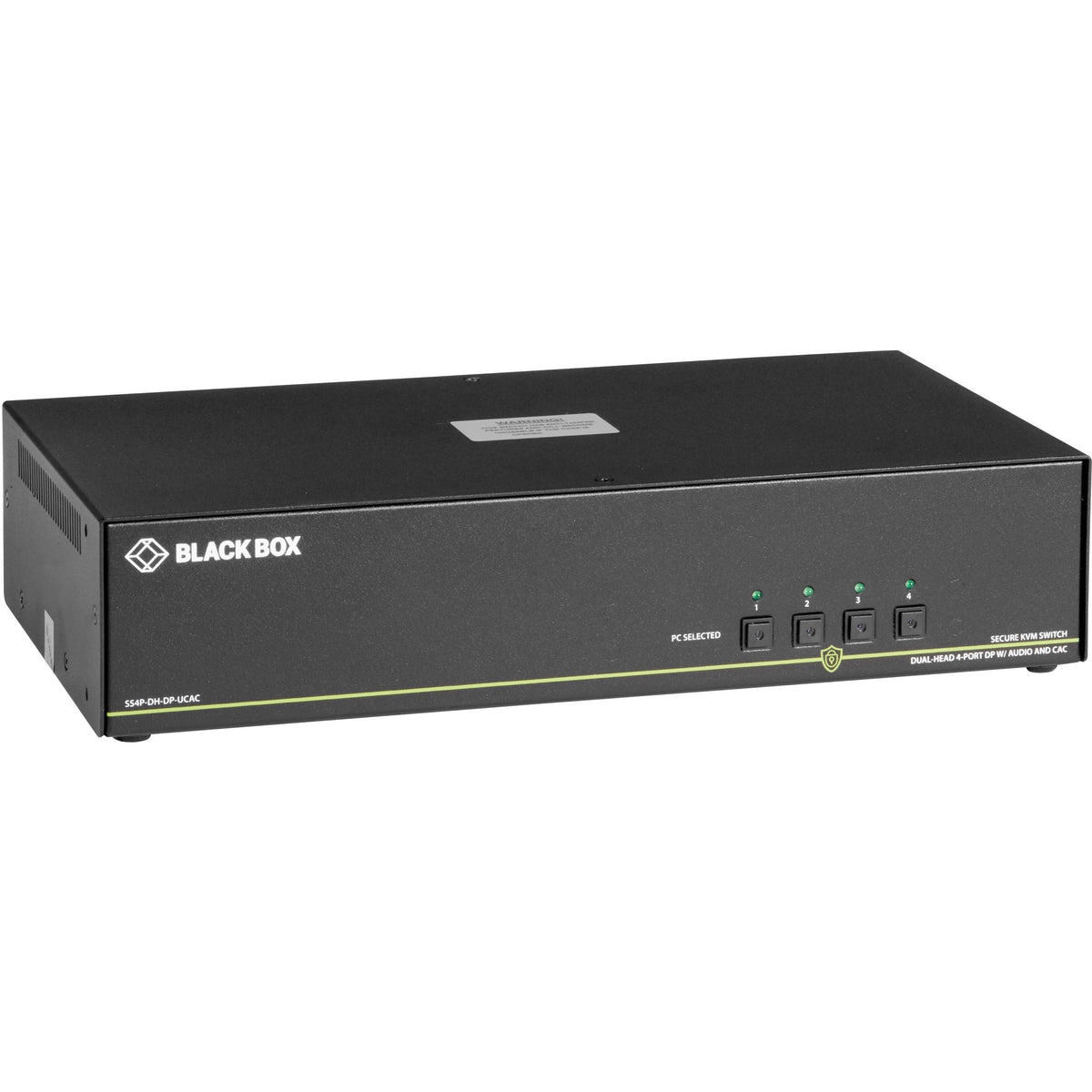 Black Box KVM Switchbox with CAC - SS4P-DH-DP-UCAC