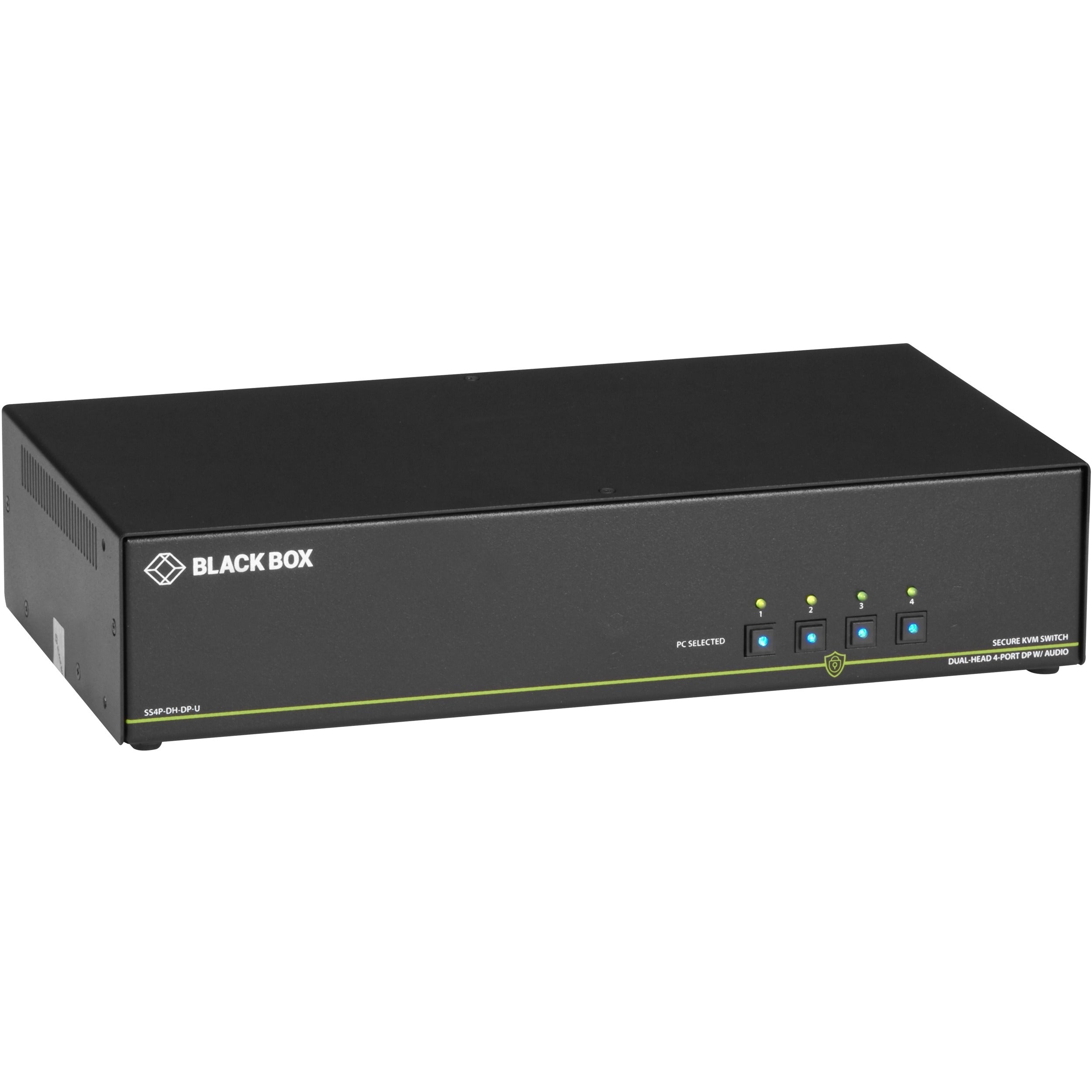 Black Box NIAP 3.0 Secure 4-Port Dual-Head HDMI KVM Switch - SS4P-DH-HDMI-U