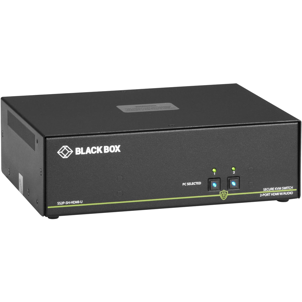 Black Box NIAP 3.0 Secure 2-Port Single-Head HDMI KVM Switch - SS2P-SH-HDMI-U